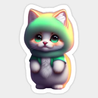 Adorable Kitten Sticker